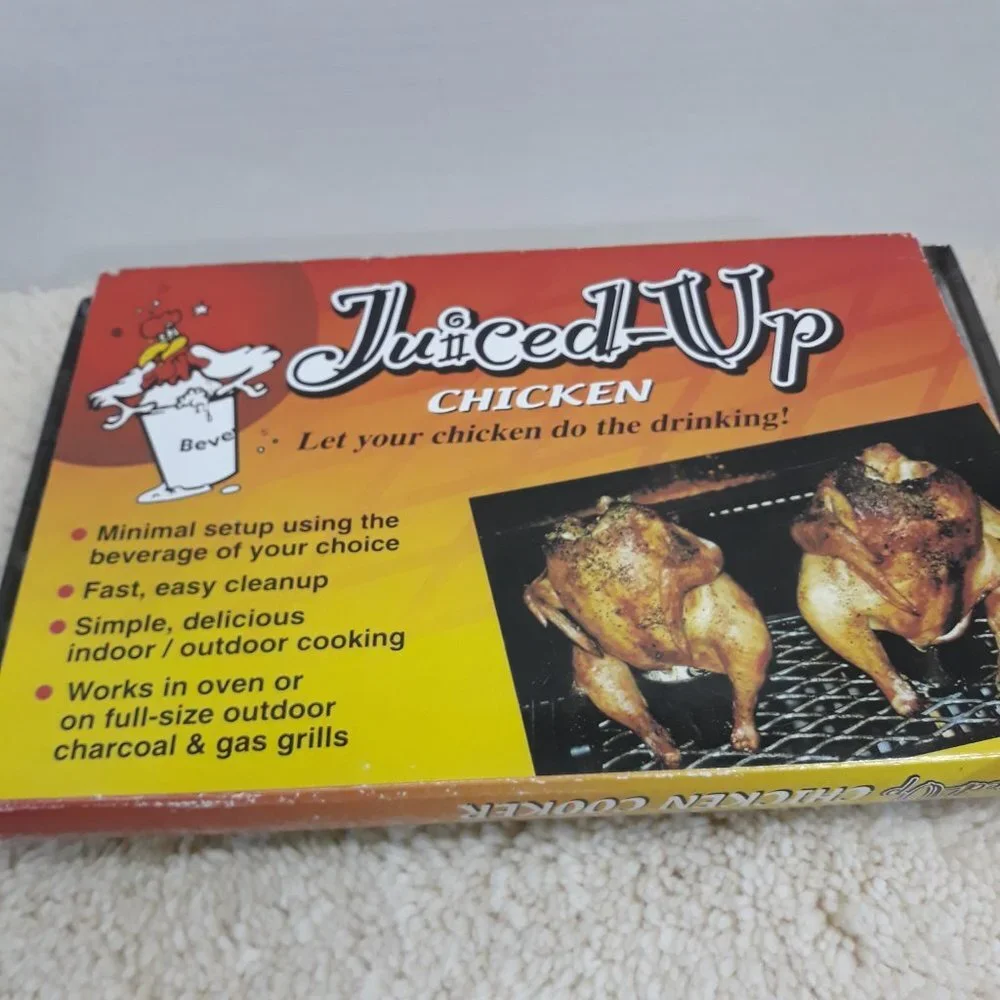 Double Beercan Chicken Rack - Picture 4 of 7